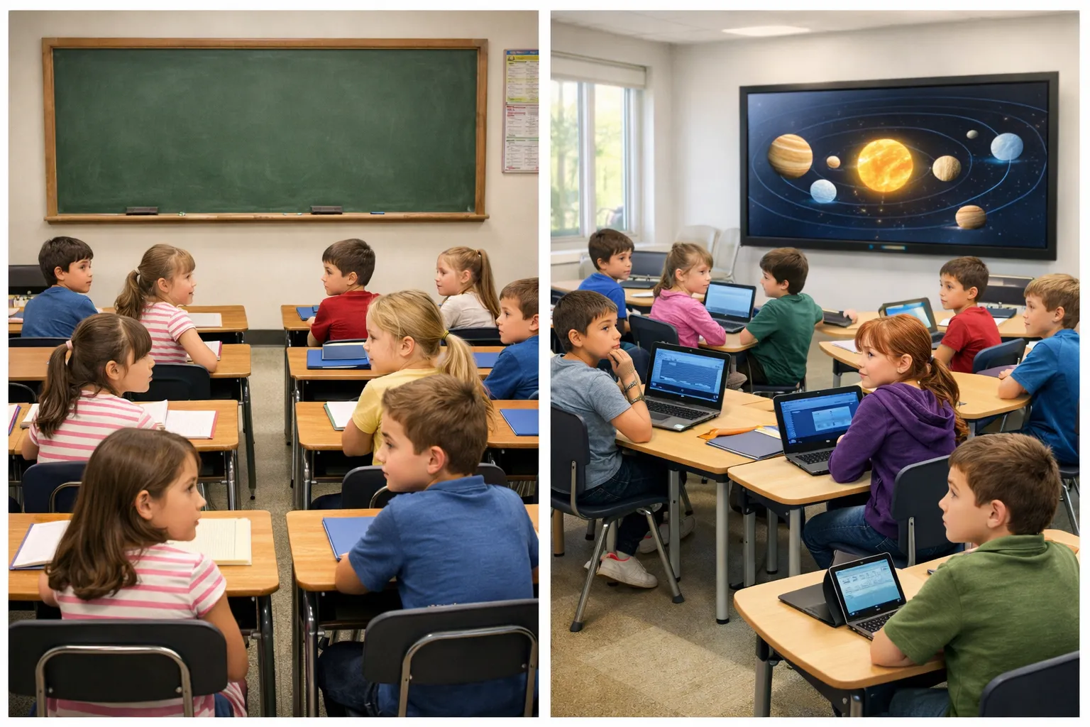 alunos sem professor não sabem a direção a seguir