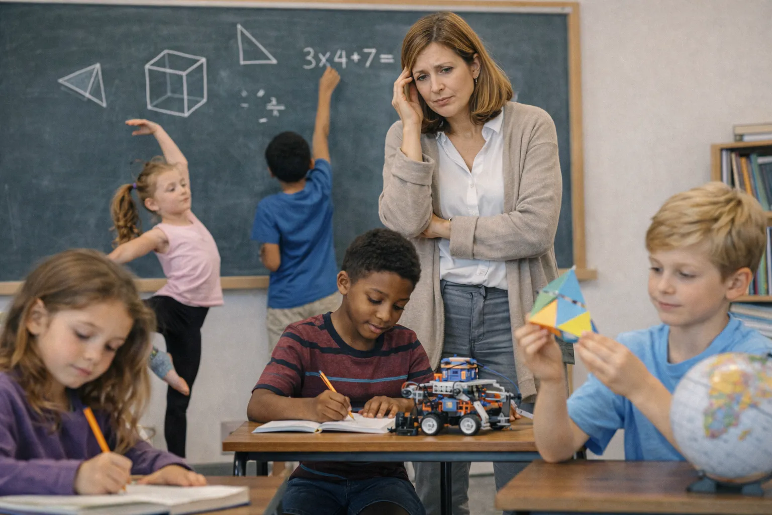 Professor observa sinais de altas habilidades/superdotação em alunos do ensino fundamental